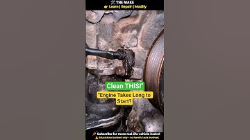 🔧 Clean Crankshaft Sensor to Fix#enginerepair #autodiy