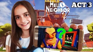 HELLO NEİGHBOR MOBİL SÜRÜMÜ ACT 3 !!! - HELLO NEİGHBOR ANDROİD SÜRÜMÜ ACT 3 !!!