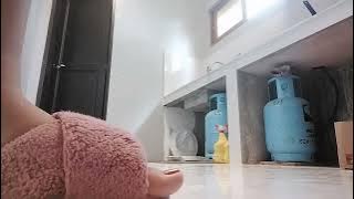 With tiya tiyanak in the kitchen 