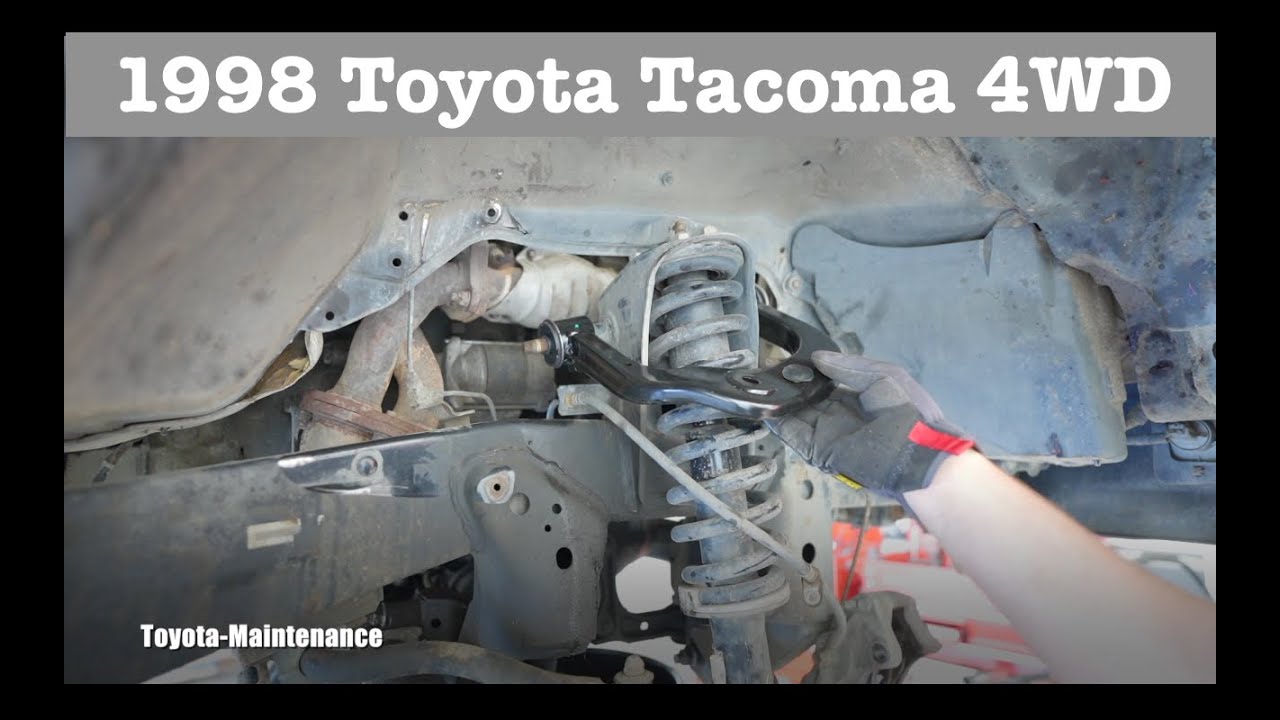 98 Toyota Tacoma 4WD Upper Control Arm replacement - YouTube