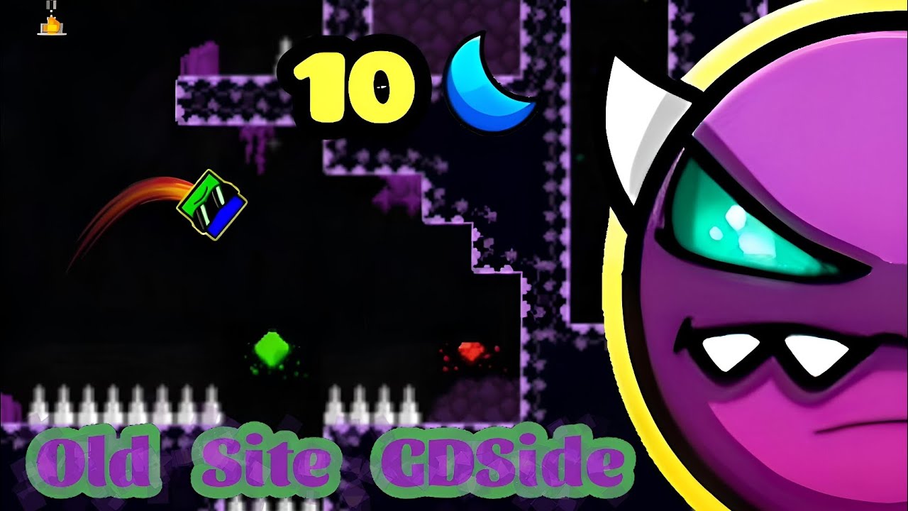 Geometry Dash - "Old Site GDSide" (Médium Demon Platformer) by DBoy394 / Fer V.E