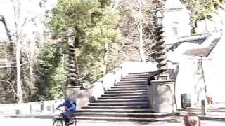Descida de bicicletas no Bom Jesus - Portugal