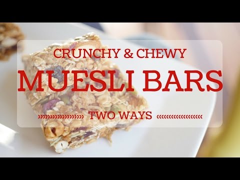 Muesli Bars: Crunchy & Chewy Vegan