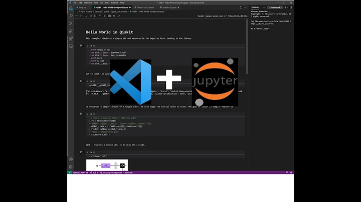 Jupyter notebook in VS Code