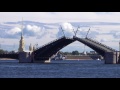 Дневной развод Дворцового моста / Daytime breeding of the Palace Bridge