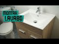 Como instalar un lavabo "TUBERIA DESAGÜE AL SUELO" sin realizar obra