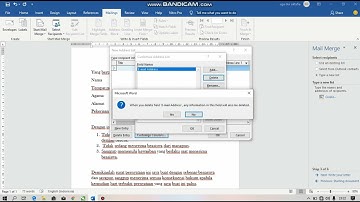 Tugas Aplikasi Komputer "Tutorial membuat Mail Merge (surat masal)"