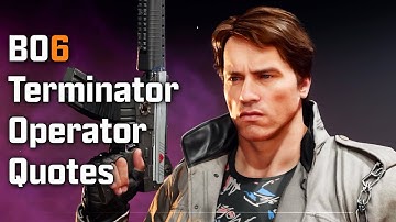 Black Ops 6 - Terminator Operator Quotes (and also bundle items)