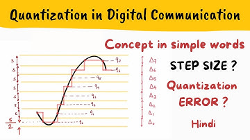 Quantization in digital communication - Hindi - Quantization Error, Step Size
