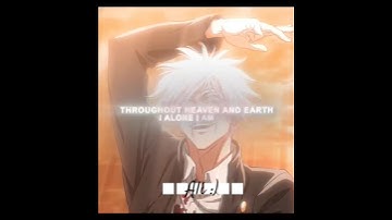 The Honored One - Gojo Edit : Memory Reboot