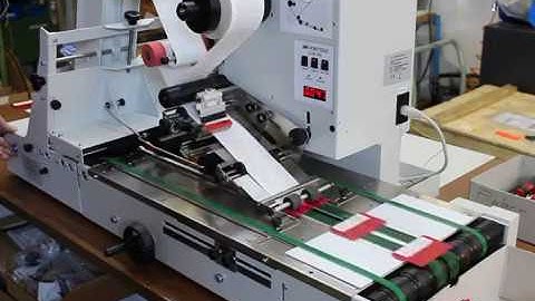 JMV LAB500 automatic labeling of credit cards or gift cards