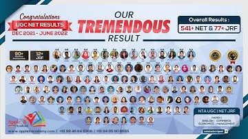 Apple B Academy Winners | NTA UGC NET Dec 2021 & June 2022 Results | Marklist