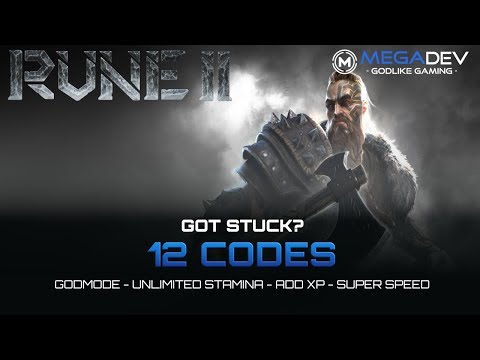 RUNE II CHEATS: Godmode, Unlimited Stamina, Add XP, ... |  Trainer by MegaDev