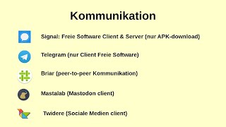 Freie Apps zur Kommunikation (Signal,Telegram,Briar,Mastalab,Twidere,Riot) - Erik Albers CLT 2019 screenshot 4