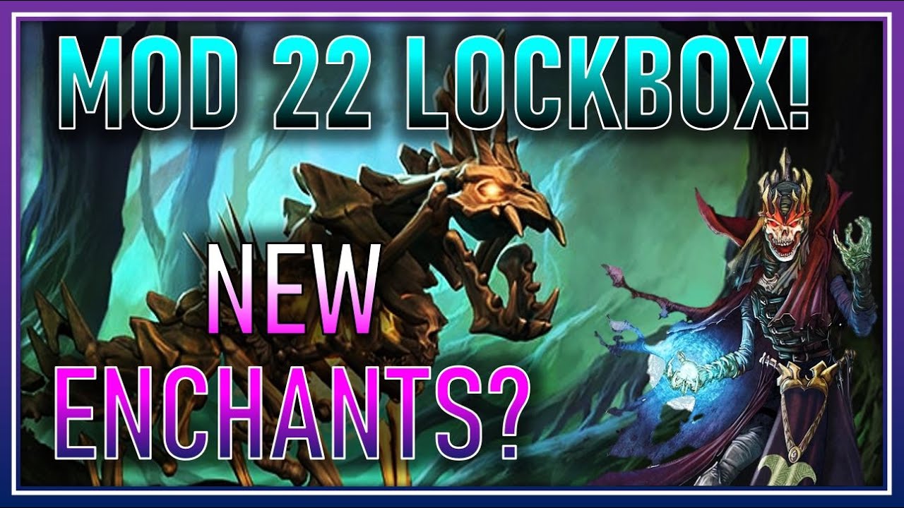 NEW Mod 22 Lockbox w/ BEST Tank Comp! Old Enchants ALL Removed