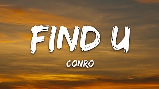 Conro - find u. (Lyrics) chords