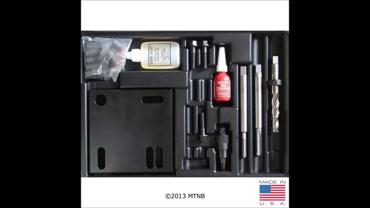 Time Sert 1090 BMW Head Bolt Thread Repair Kit Informational Video