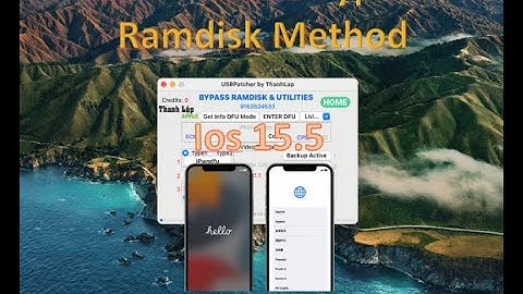 Ramdisk ios 15 & 16 USBPatcher iCloud Bypass Tagalog
