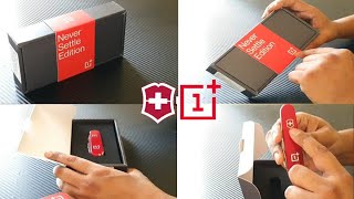 V06: VICTORINOX ONEPLUS “NEVER SETTLE” SPECIAL EDITION 2020 SWISS ARMY KNIFE
