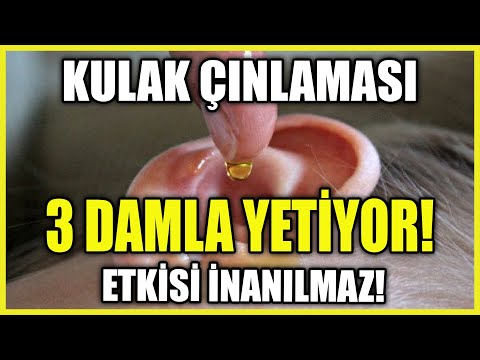 Sadece 3 Damla Kulak Çınlamasını Tamamen Bitiriyor!