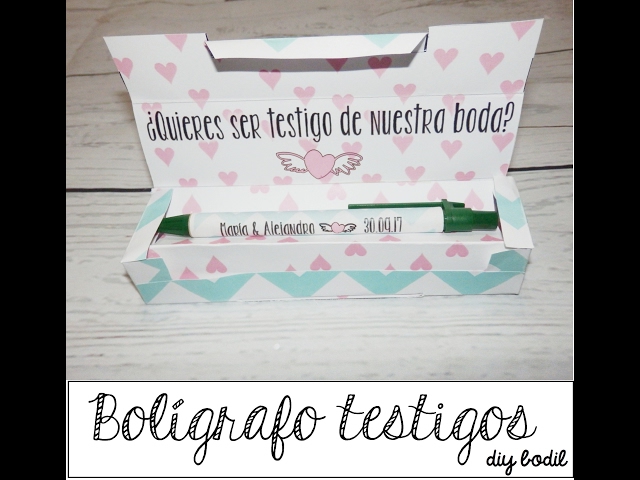 REGALO para TESTIGOS de BODA 🤵👰, DIY