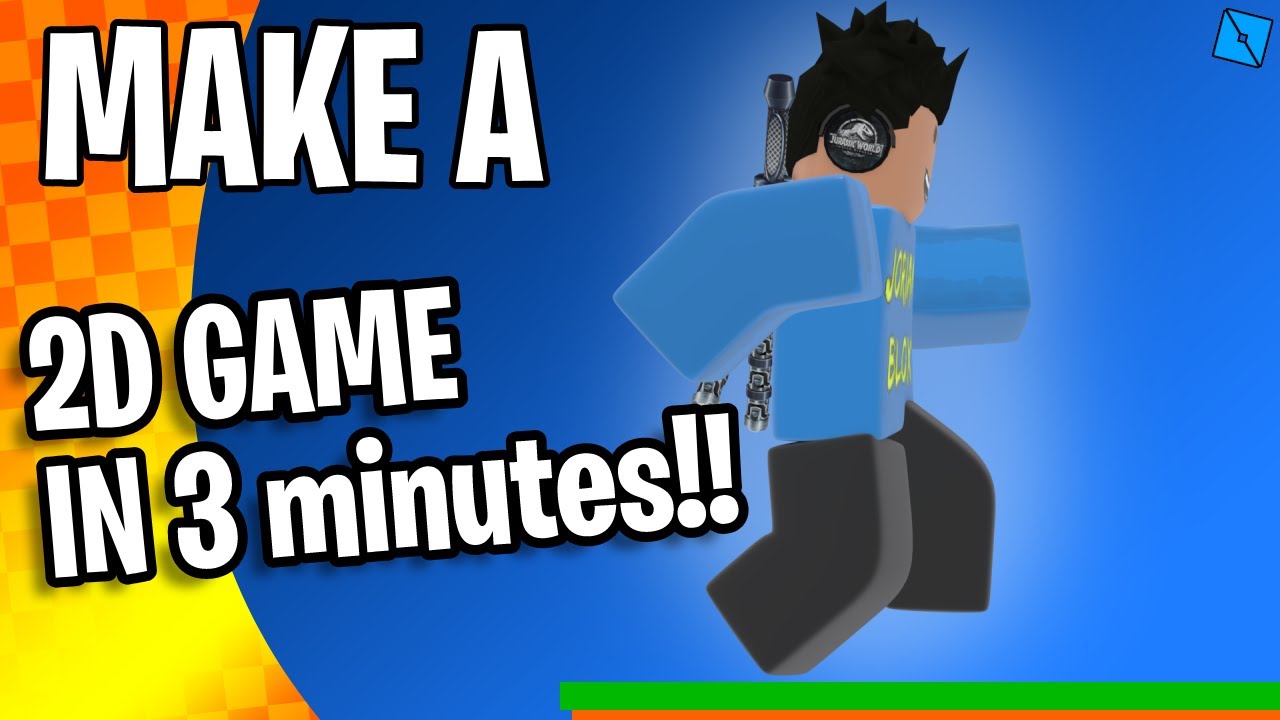 COMO CRIAR JOGOS em 2D no ROBLOX