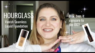 Hourglass Vanish Liquid Foundation Demo & All Day Wear Test (Cruelty-Free & Vegan)