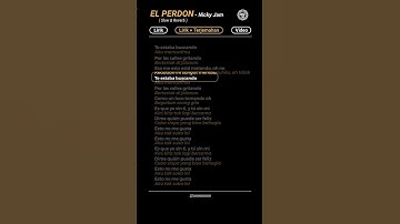 Thumbnail of Lirik lagu El Perdon (Slowed+Reverb) Viral di Tiktok