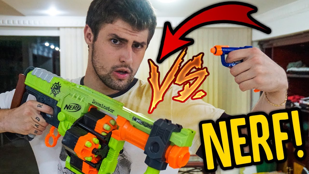 NERF MAIS CARA vs NERF MAIS BARATA!! (500R$) [ REZENDE EVIL