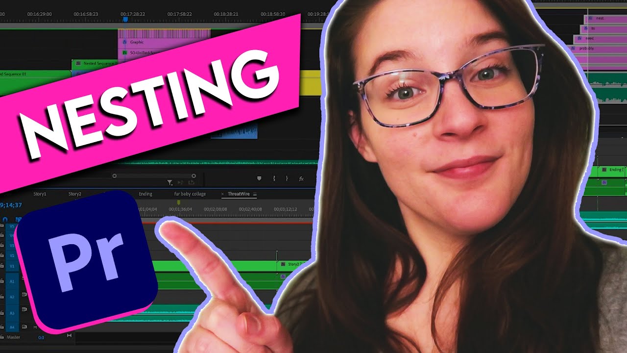 How to NEST and UNNEST clips in Premiere Pro 2020 Beginner Video