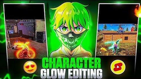 Character Glow Effect Like Zoro FF 🤯 || how to make glow effect like zoro ff YFYT