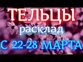 ГОРОСКОП ТЕЛЬЦЫ С 22 ПО 28 МАРТА НА НЕДЕЛЮ.2021 ГОД