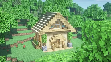 マイクラ小さい家を建築