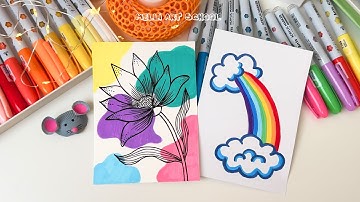 Acrylic Painting for Beginners with Arrtx Acrylic Markers