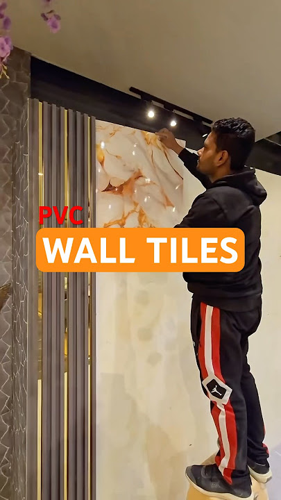 Pvc Wall Tiles 2*2 | #kutubinteriors #walldesign #shorts