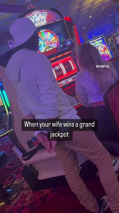 SHE WON THE GRAND JACKPOT in Las Vegas! 💰 #lasvegas #slots #gambling