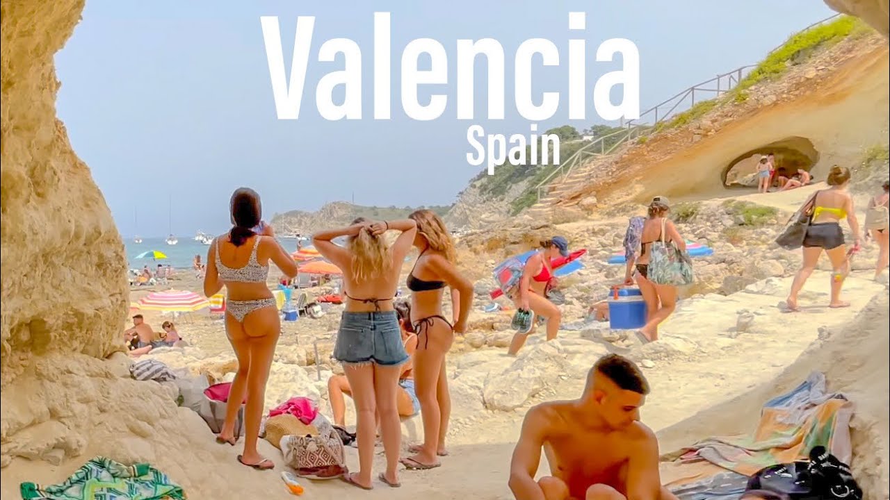 Valencia, स्पेन | पैदल शहर टूर 4K | 17 सित॰ 2021