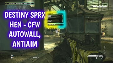 [GHOSTS/PS3/HEN/CFW] DESTINY SPRX NON HOST - HEN CFW - AUTOWALL, ANTIAIM 🔥⚡