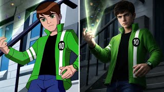 Ben 10 Cartoon Vs Ben 10 In Real Life Ben 10 Aliens Force Unexpected