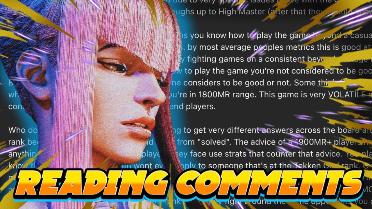 Reading Comments on a BAD PLAYER in Street Fighter 6