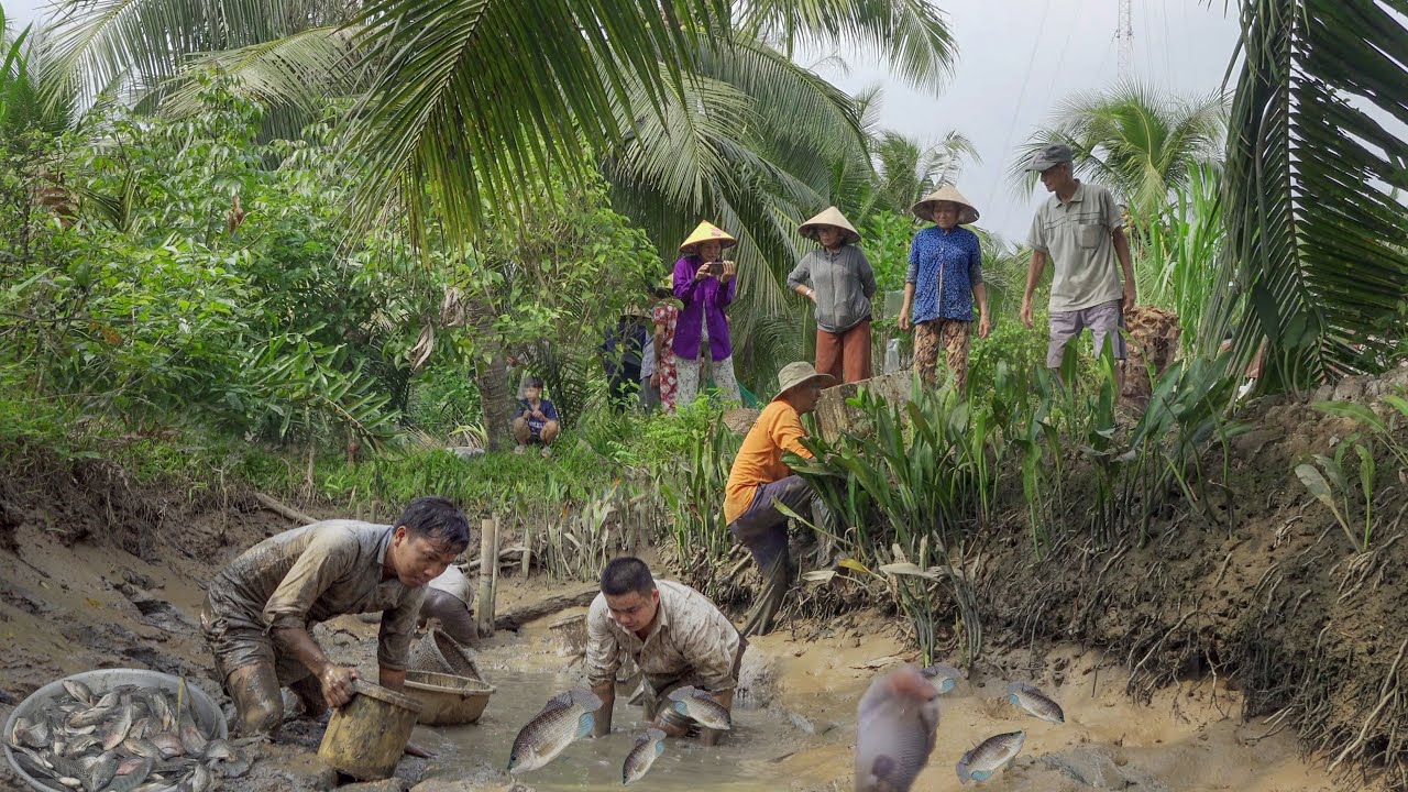 Люди реки Меконг – Рытьё канав к празднованию Нового года