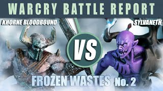 Warcry Battle Report - Khorne vs Sylvaneth! Frozen Wastes Campaign Ep. 2