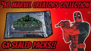 Opening Sealed 1998 Marvel Creator's Collection Packs! | Vintage