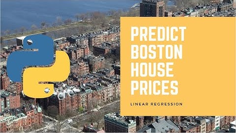 Predict Boston House Prices Using Python & Linear Regression | Machine Learning project