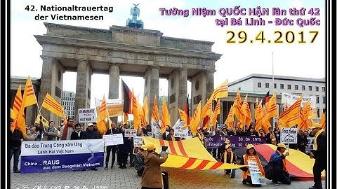 Tưởng niệm QUỐC HẬN 2017 tại Berlin, Đức quốc_ngày 29.4.2017_ Video Chau6168