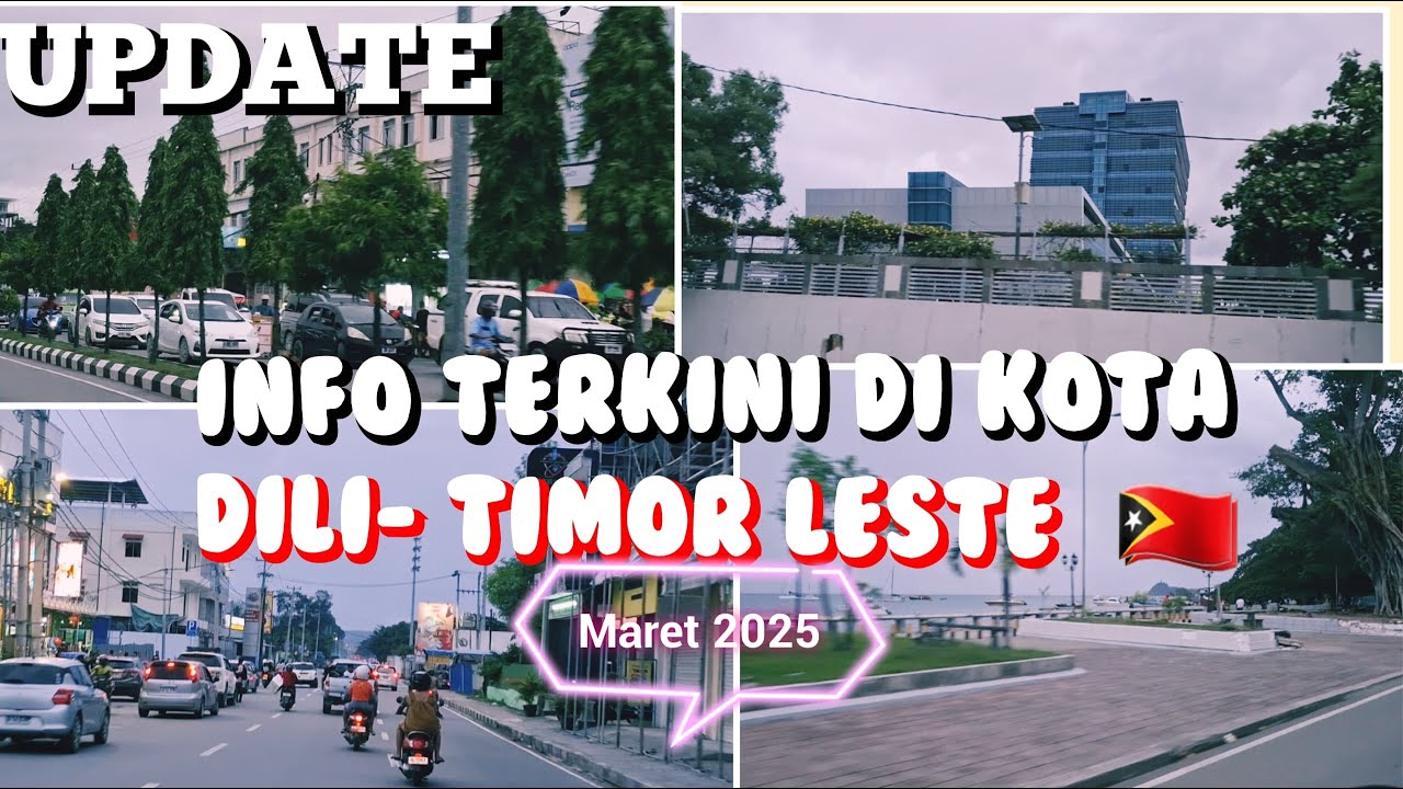 SUASANA SORE DI  DILI TIMOR LESTE MARET 2025
