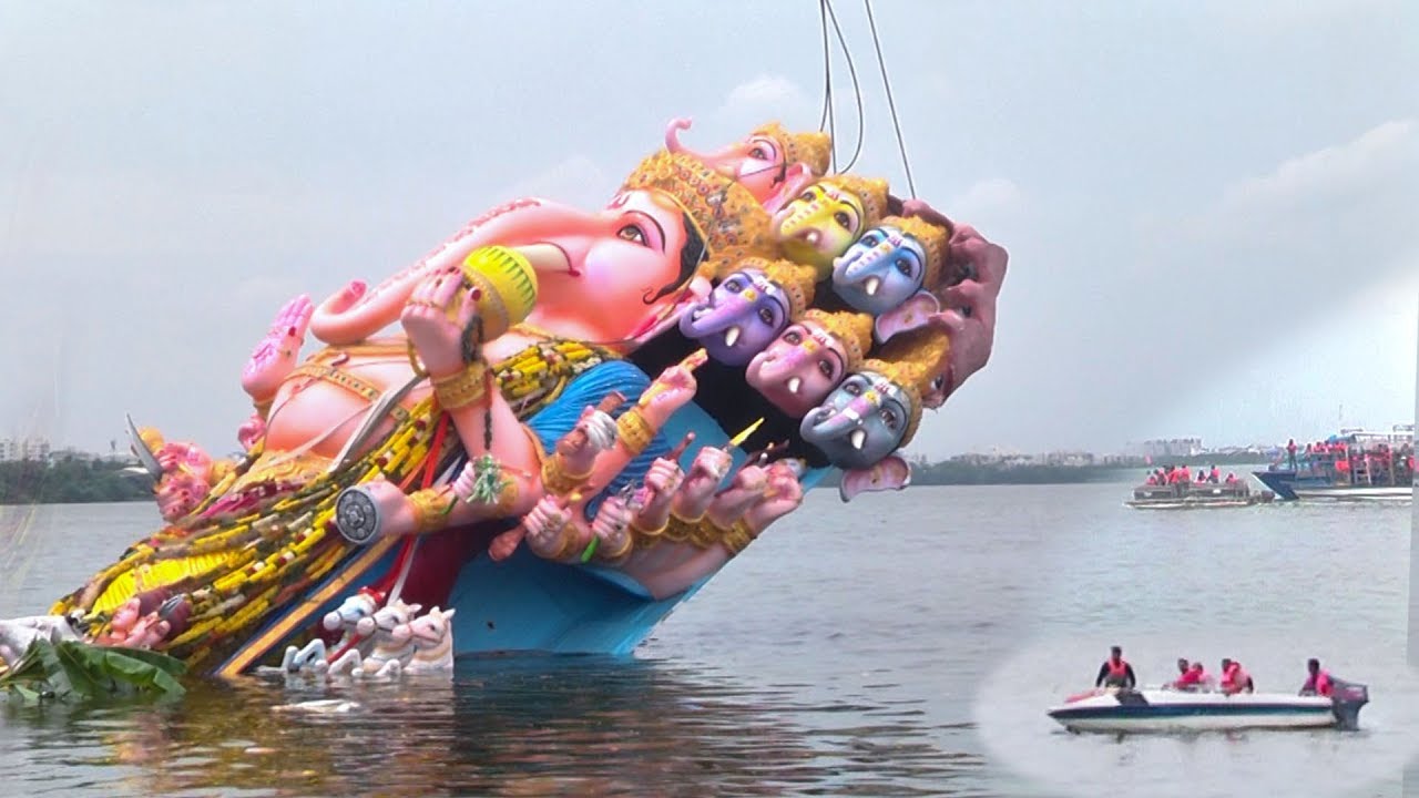 Khairatabad Ganesh || Khairatabad Ganesh Nimajjanam 2019 ...