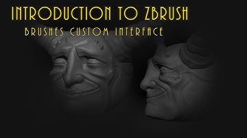 003 Introduction To ZBrush Custom Brushes Interface