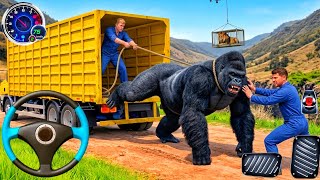 Game Transportasi Truk Kargo Hewan 3D: Simulator Mengemudi Truk Kargo Hewan Nyata! Gameplay Android screenshot 5