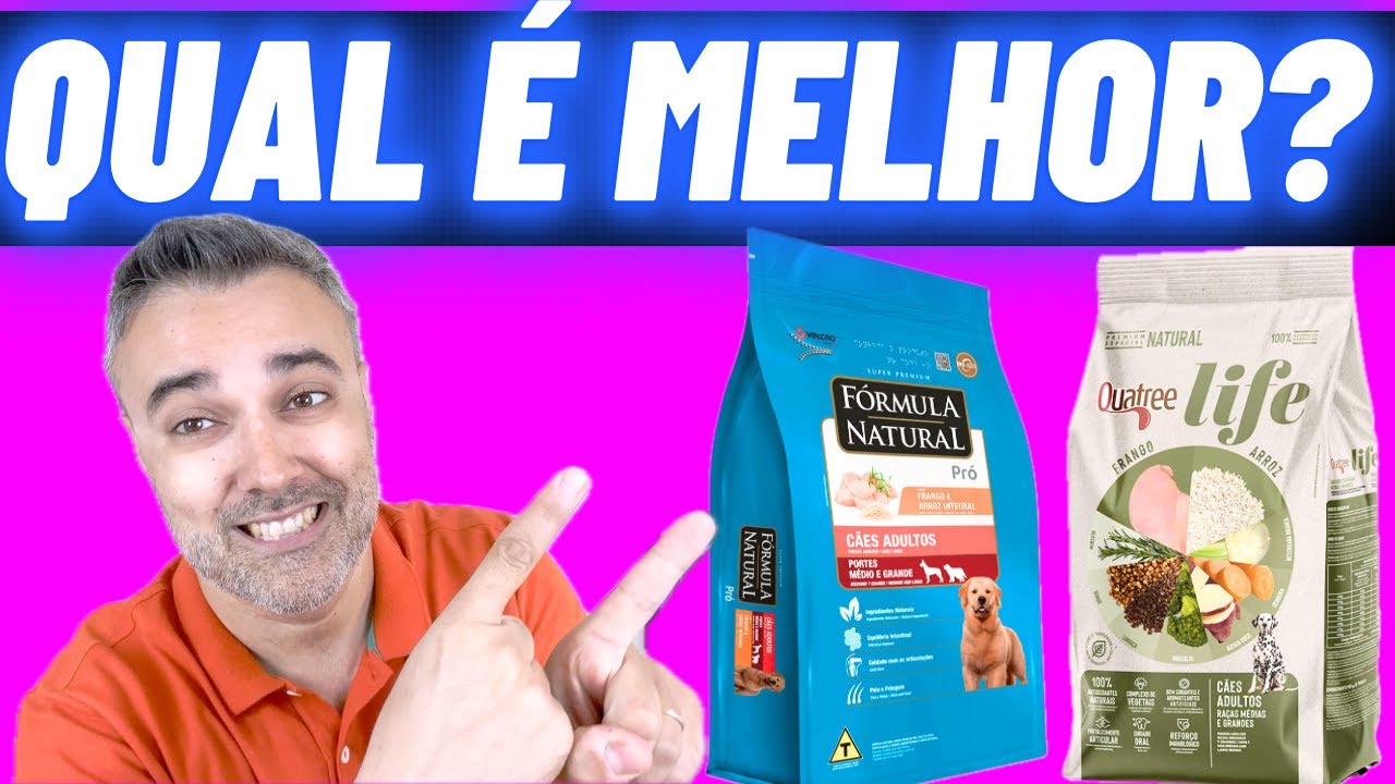 Ração FÓRMULA NATURAL PRO vs QUATREE LIFE ️Qual é melhor? - YouTube
